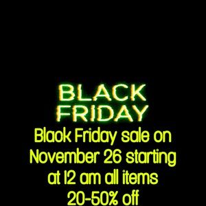 Black Friday sale